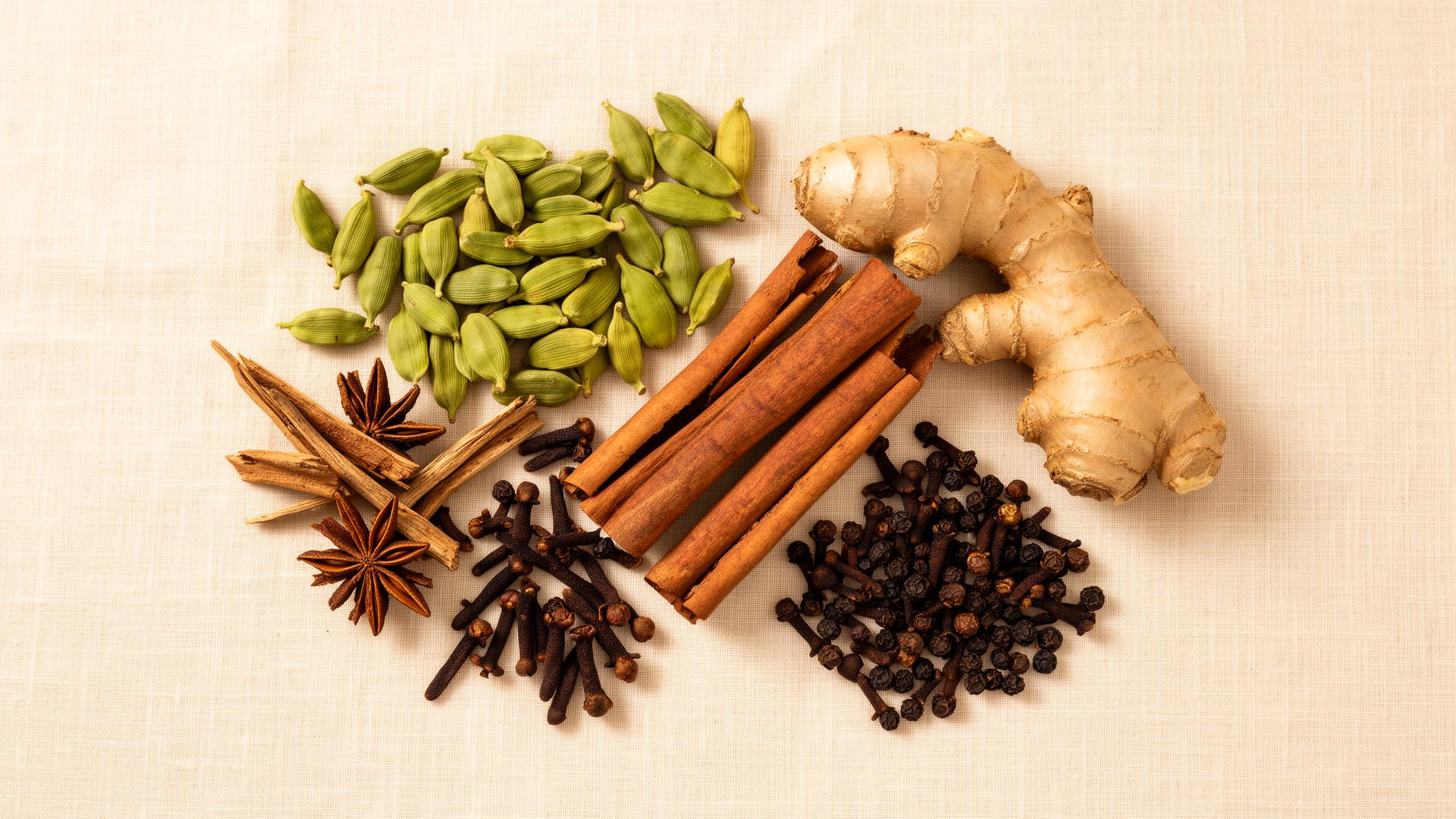 Hand-picked spices, ground fresh